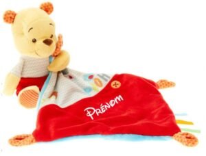 Doudou personnalisé Winnie l'ourson
